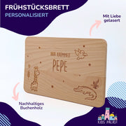 Personalisierte Frühstücksbrettchen - KidsPalast