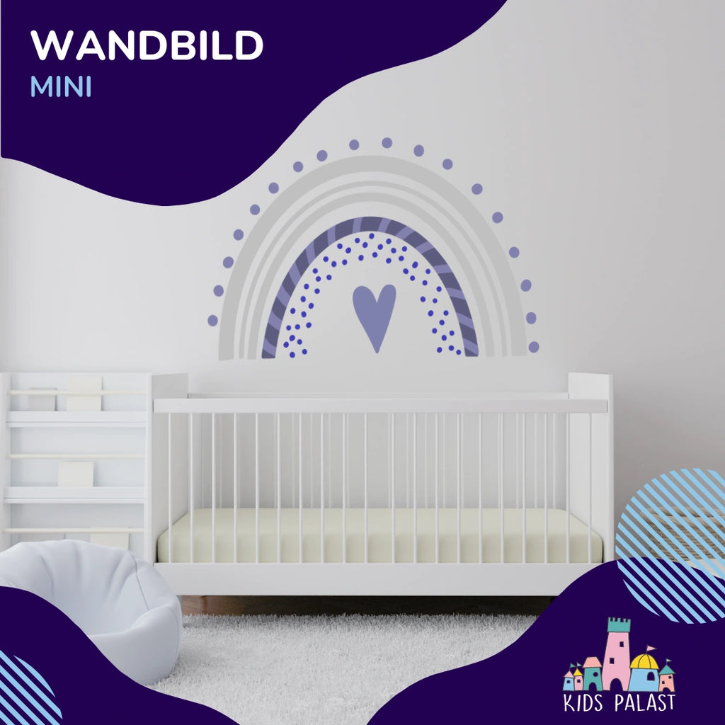Kinderzimmer Wandaufkleber | Regenbogen-Motiv - KidsPalast
