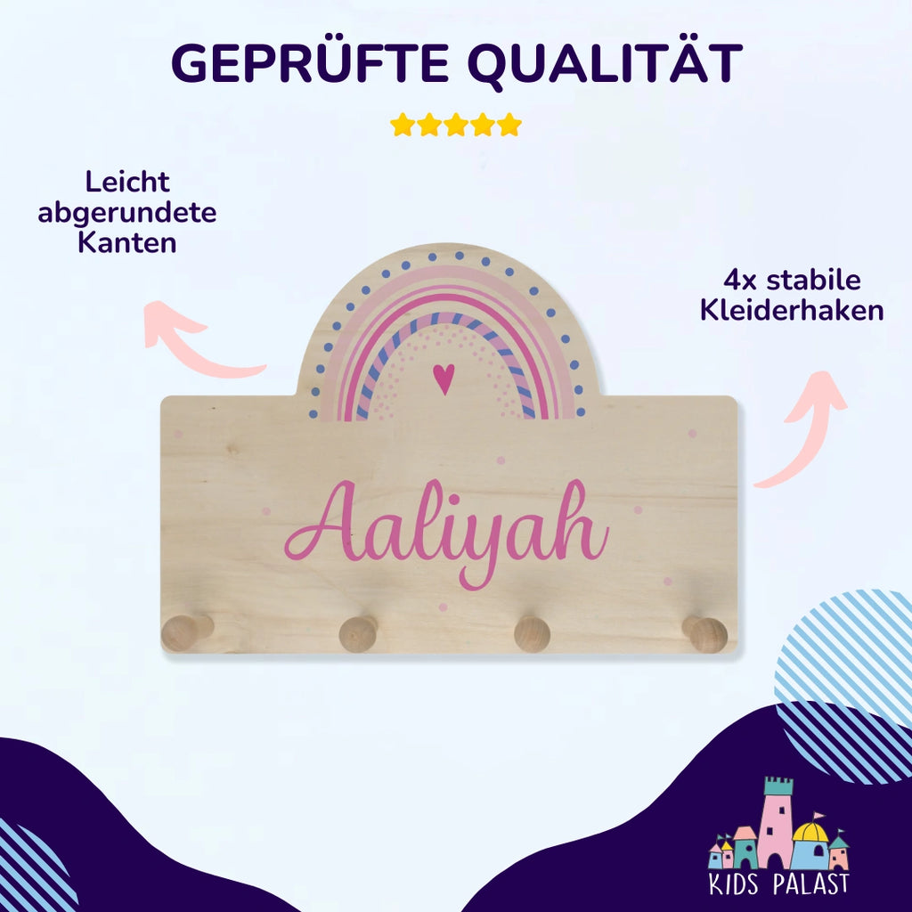 Personalisierte Kindergarderobe | Bogenform - KidsPalast