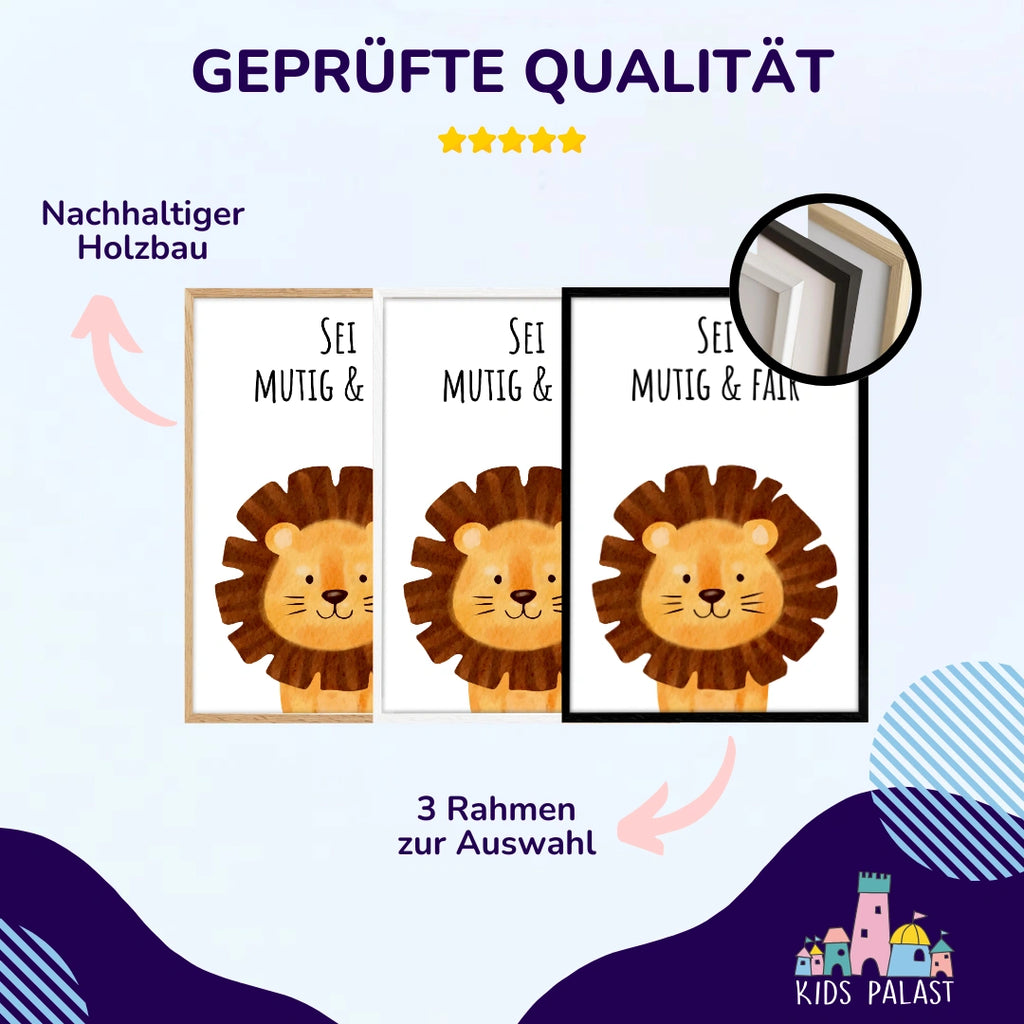 Kinderzimmer-Poster-Set - KidsPalast