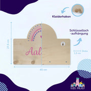 Personalisierte Kindergarderobe | Bogenform - KidsPalast