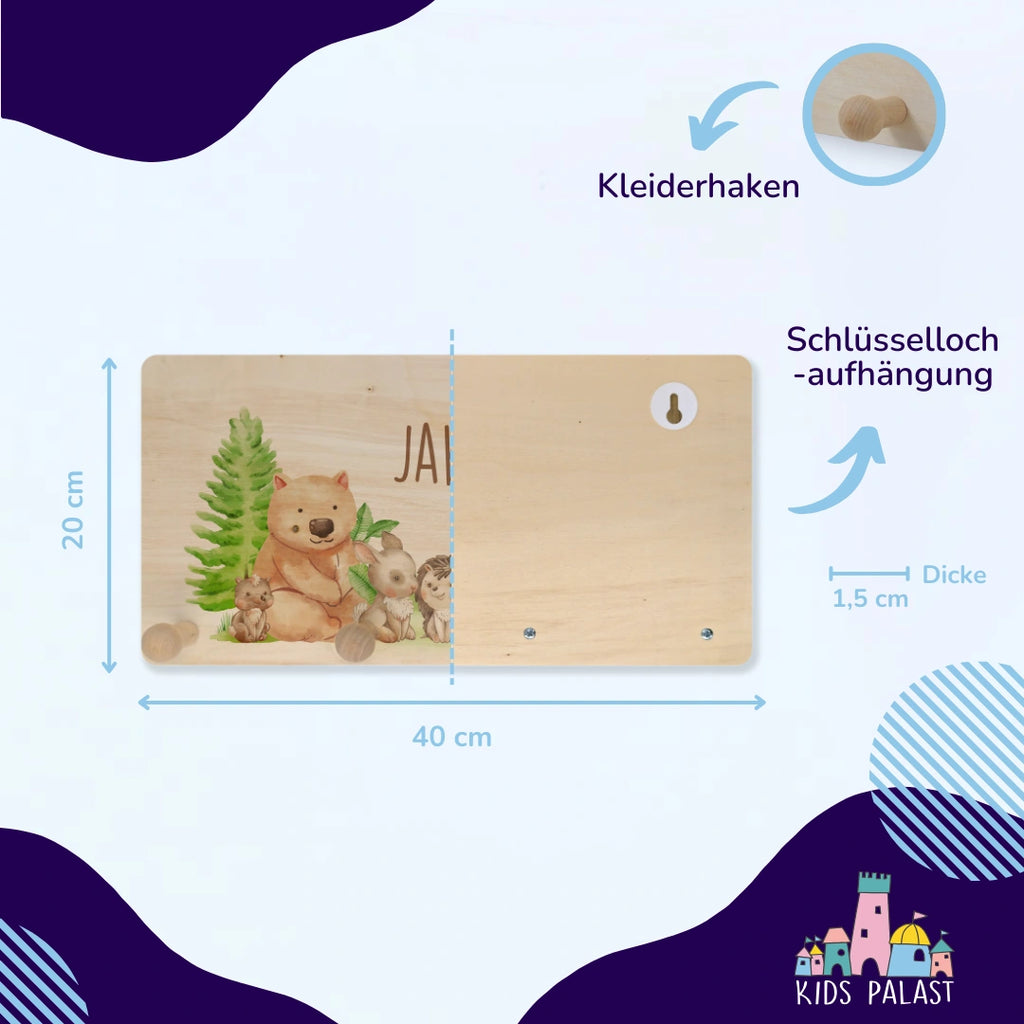Personalisierte Kindergarderobe | Gerade - KidsPalast