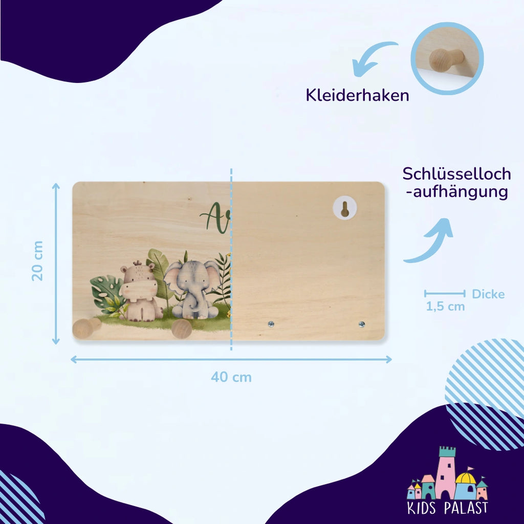 Personalisierte Kindergarderobe | Gerade - KidsPalast