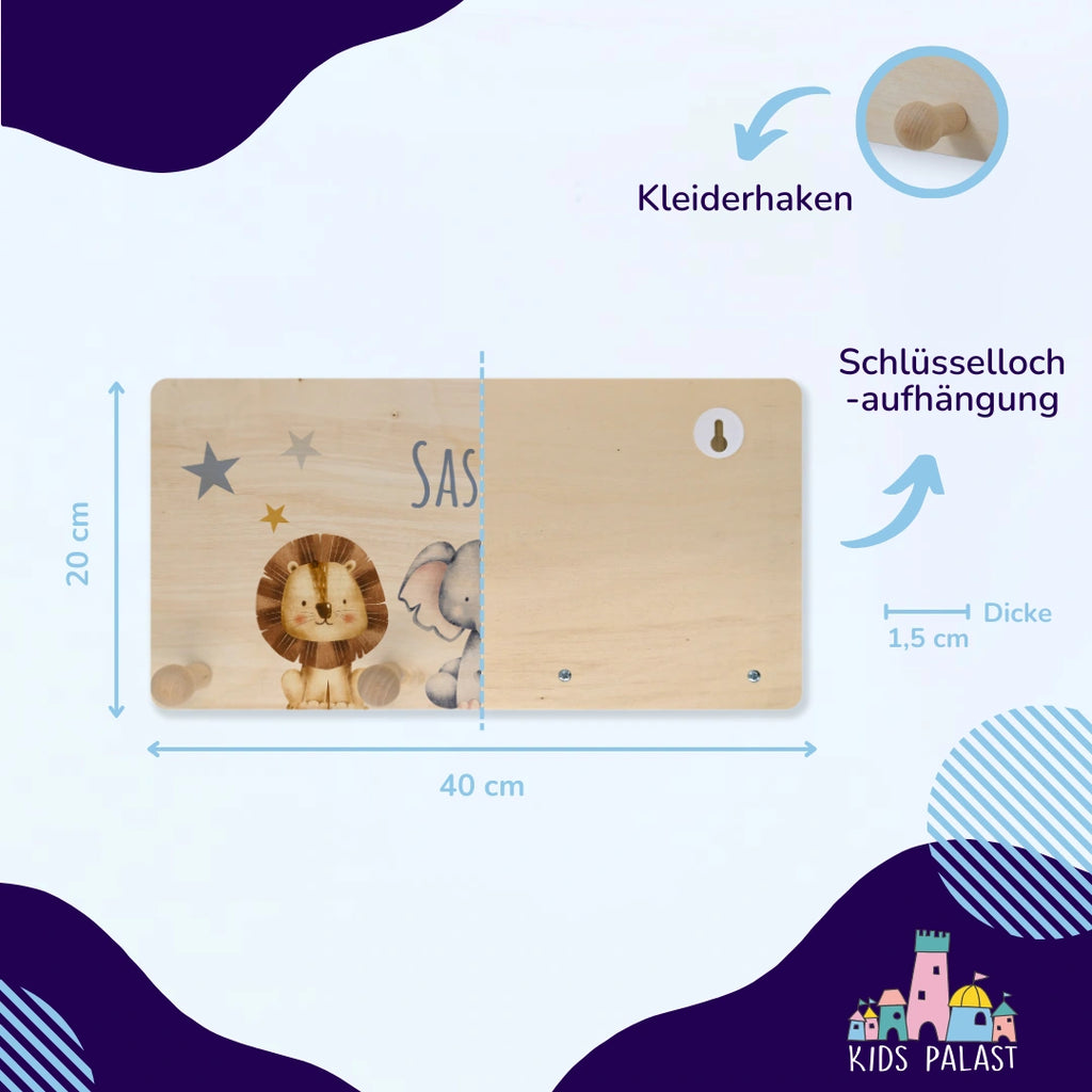 Personalisierte Kindergarderobe | Gerade - KidsPalast