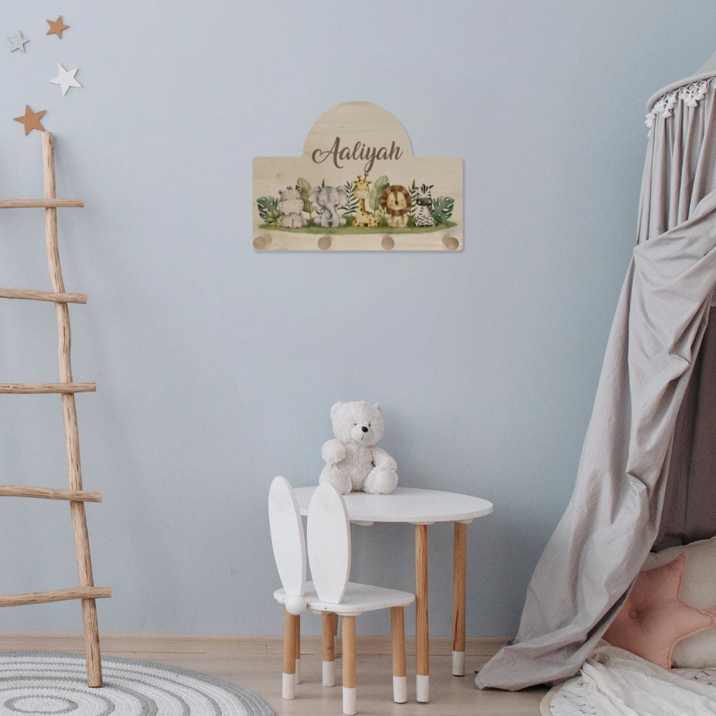 Personalisierte Kindergarderobe | Bogenform - KidsPalast