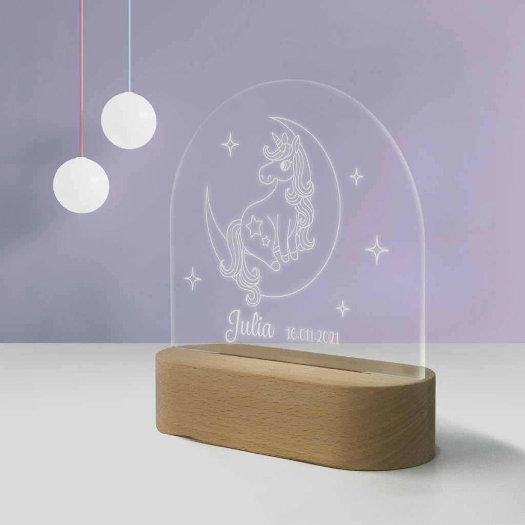 Personalisierte Nachtlampe mit LED-Beleuchtung - KidsPalast