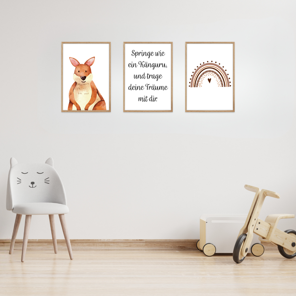 Kinderzimmer-Poster-Set - KidsPalast