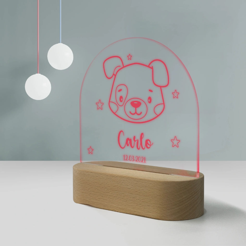 Personalisierte Nachtlampe mit RGB-Beleuchtung - KidsPalast