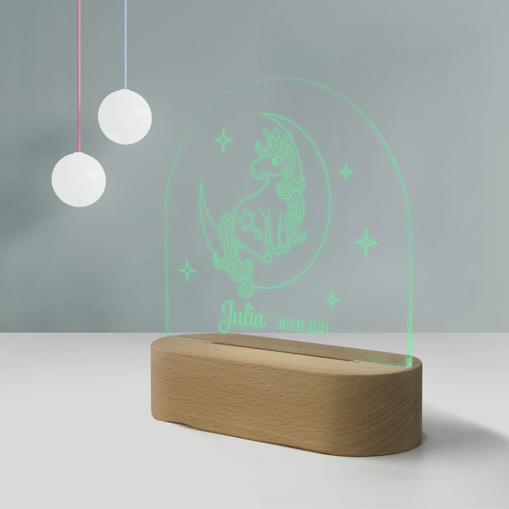 Personalisierte Nachtlampe mit RGB-Beleuchtung - KidsPalast
