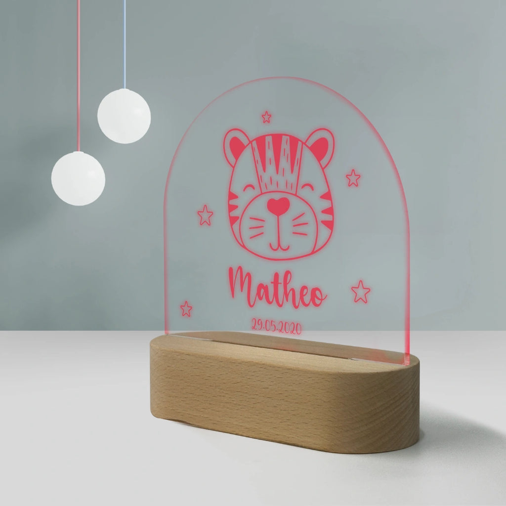 Personalisierte Nachtlampe mit RGB-Beleuchtung - KidsPalast