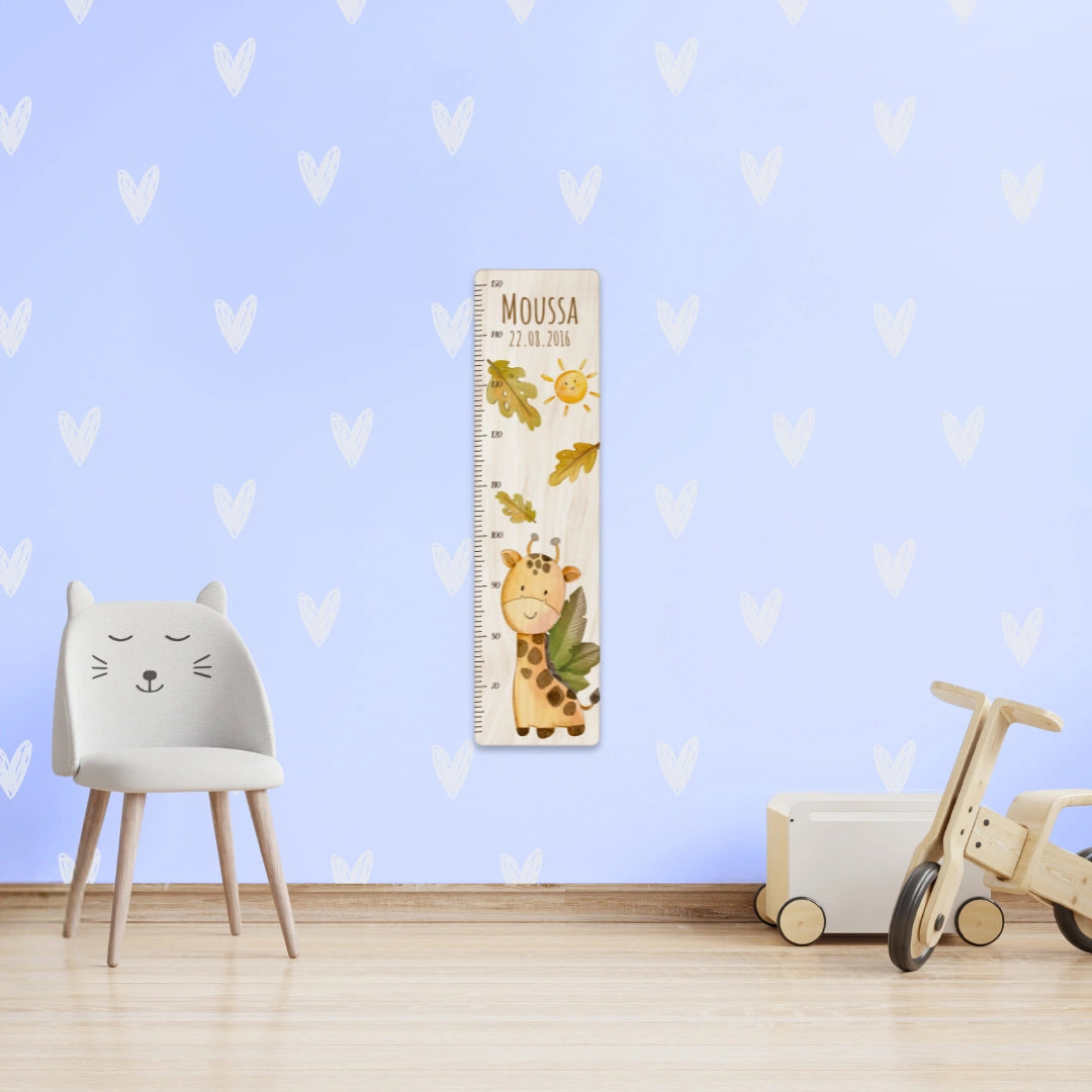 Personalisierte Messlatte | Holz - KidsPalast