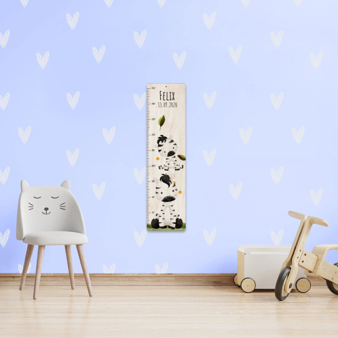 Personalisierte Messlatte | Holz - KidsPalast