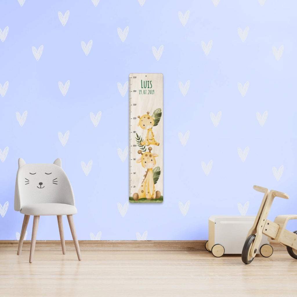 Personalisierte Messlatte | Holz - KidsPalast